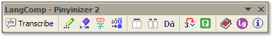 Pinyinizer 2 Toolbar (click to zoom)